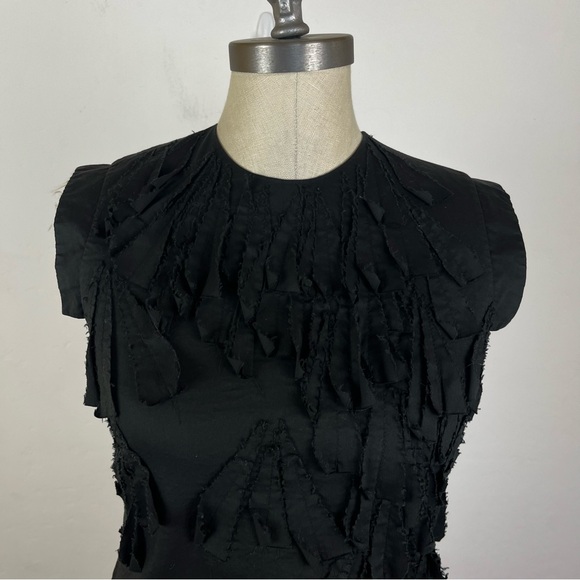 Robert Rodriguez Black Ruffle Tank Top - Picture 3 of 7